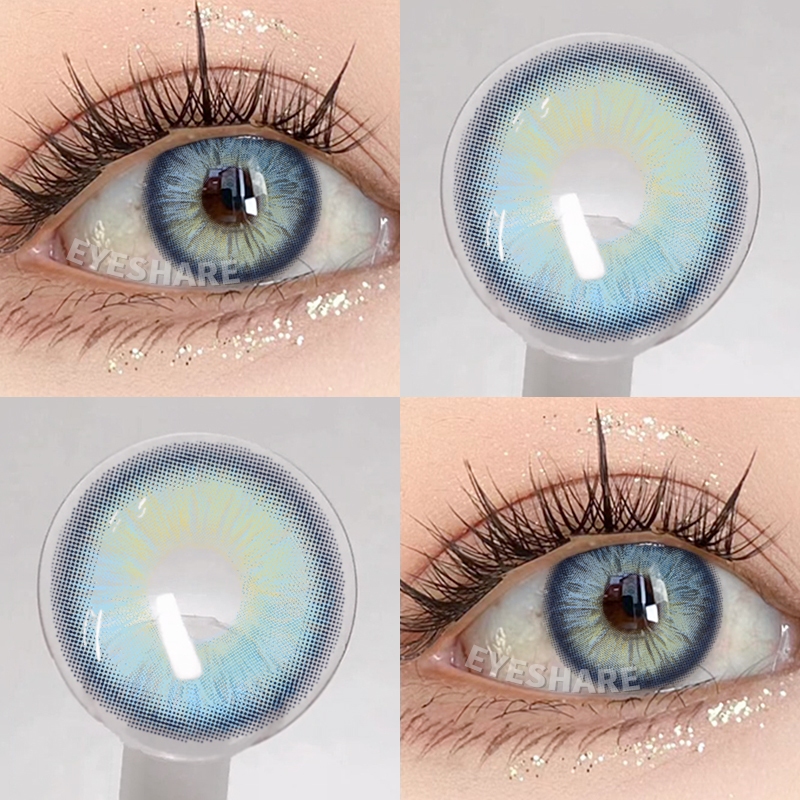 [ใหม่] Nicosia ซีรีส์ คอนแทคเลนส์ สีฟ้า/สีเทา/สีน้ำตาล/สีเขียว ใช้ได้หนึ่งปี 14.2 มม. 1 คู่/2 เม็ด