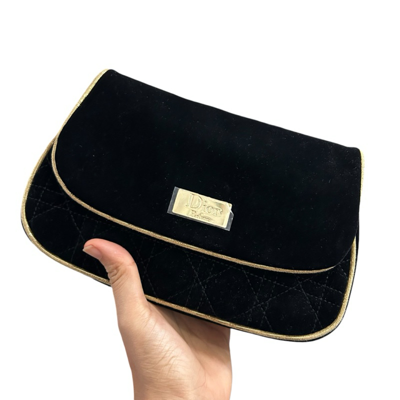 กระเป๋า DIOR PARFUMS VELVET CLUTCH BAG แท้