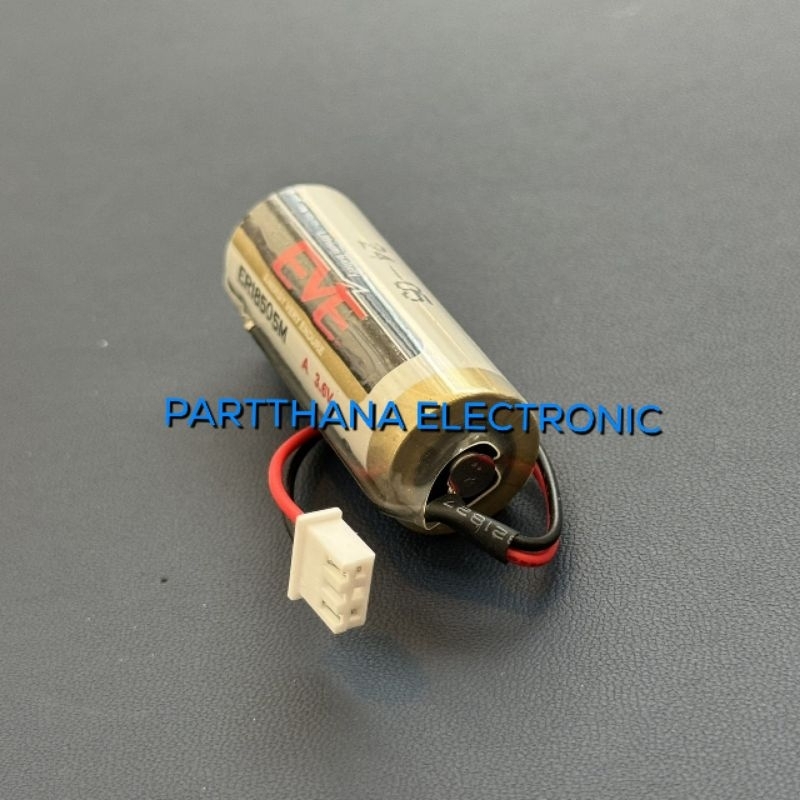 ER18505 Battery 3.6V EVE แจ็ค 3 PIN
