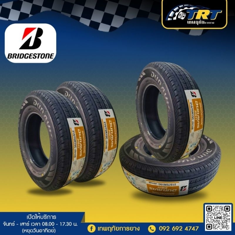 Bridgestone​ 215/70R15​ 611​ ปี25