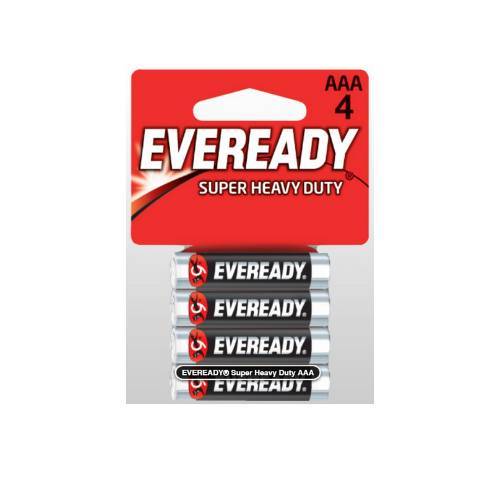 ถ่านไฟฉาย Carbon Zinc Battery 2A/3A pack4 Eveready