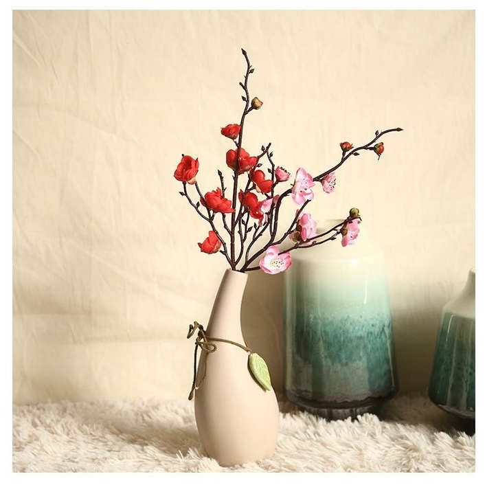 O•urHome [พร้อมส่ง] วินเทอร์สวีทเทียม Artificial wintersweet 47.5cm ตกแต่งงานแต่งงาน ดอกไม้ปลอม ดอกไม้ประดับห้อง อุปกรณ์