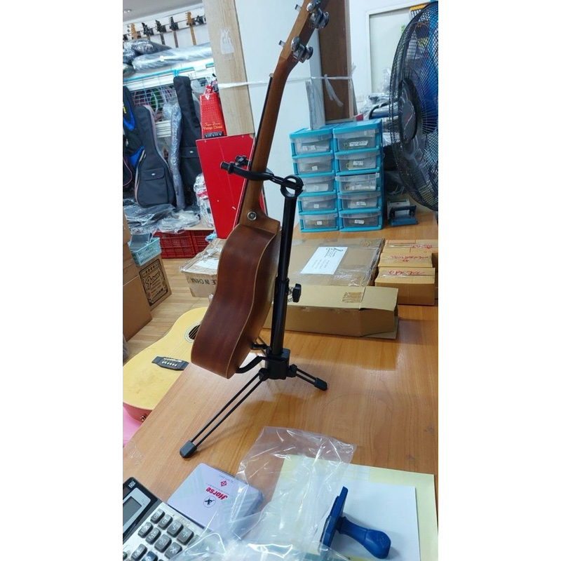 ขาตั้ง ใช้วางไวโอลีนและวางอูคูเลเล่ได้ เนื้อเหล็กสีดำพับเก็บได้ราคา1อัน - รูปที่ 7