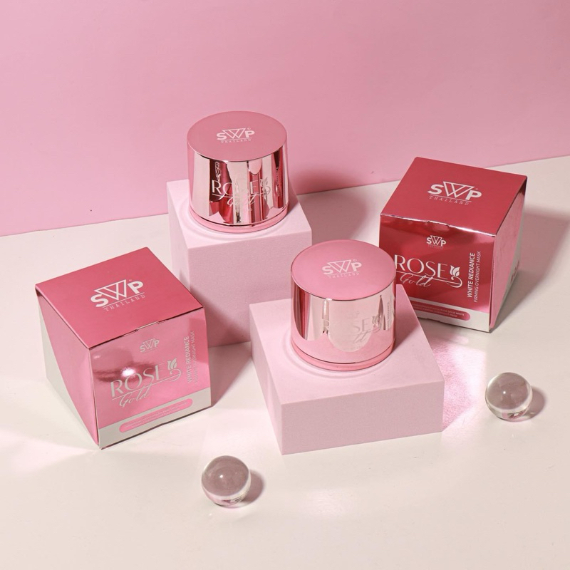 🌹Rose gold swp มาส์กทองคำ มัดรวมโปรคุ้ม!!!ส่งไว ของแท้100%