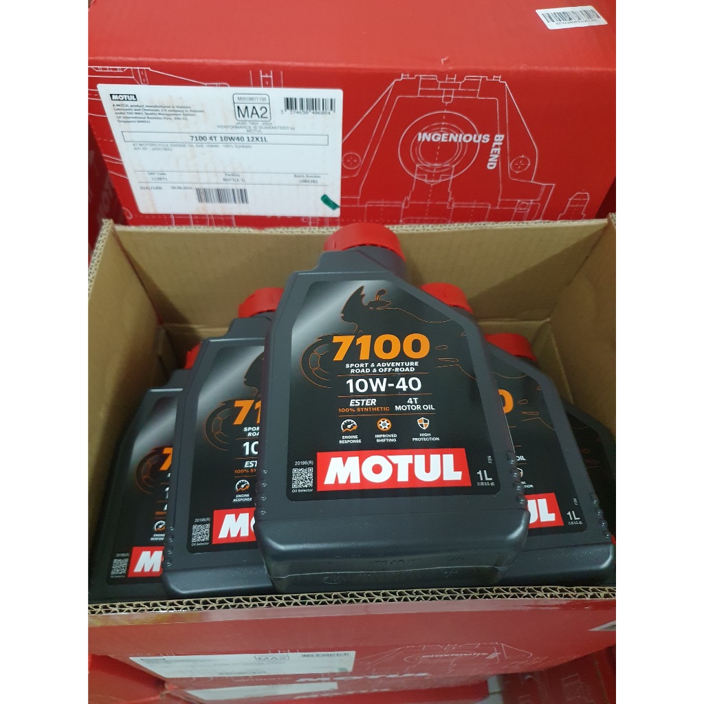 Motul 7100 10W40 1L.x12 ยกลัง