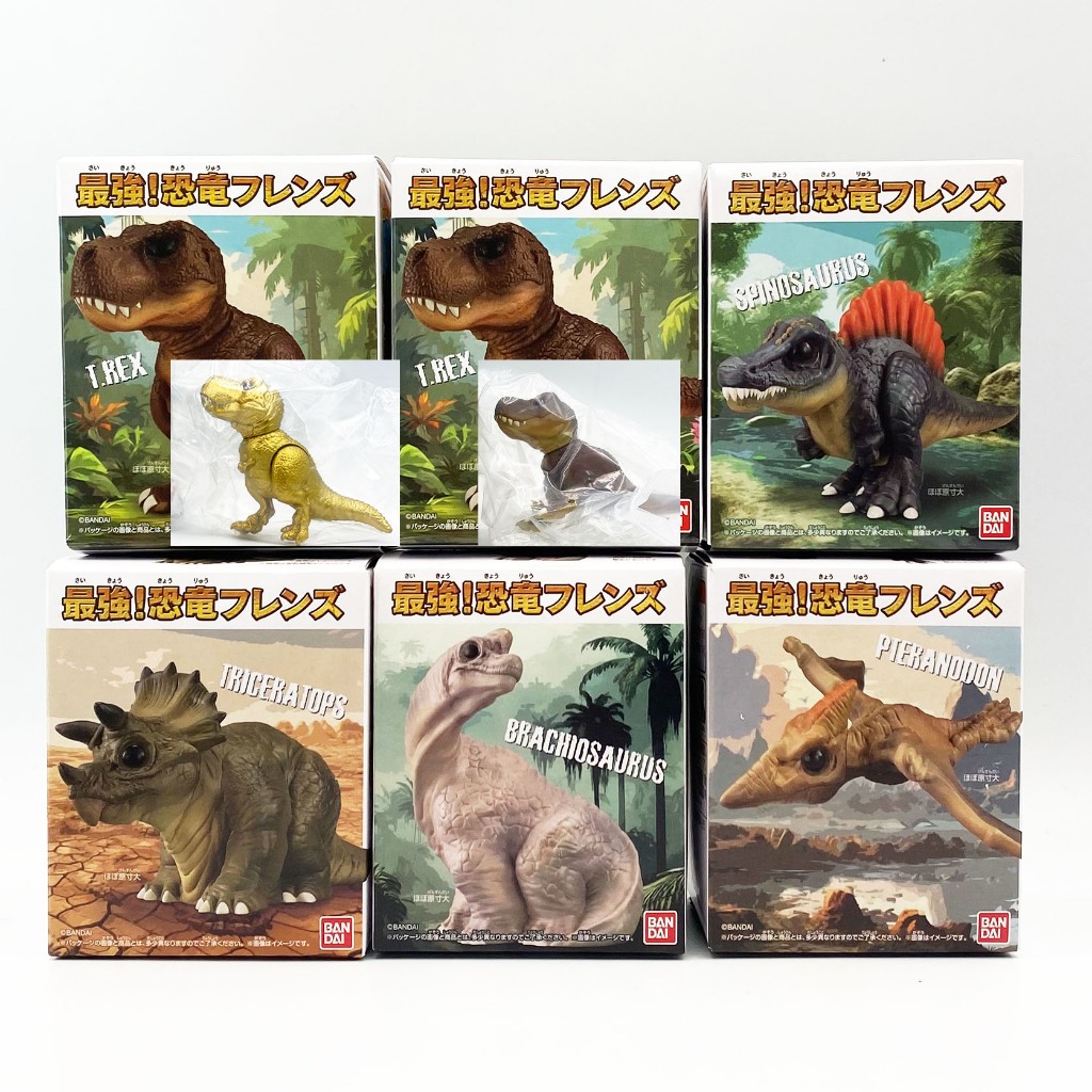 พร้อมส่ง Bandai The Strongest! Dinosaur Friends 1 Model Figure ลิขสิทธิ์แท้ Tenori Series T-REX ไดโนเสาร์