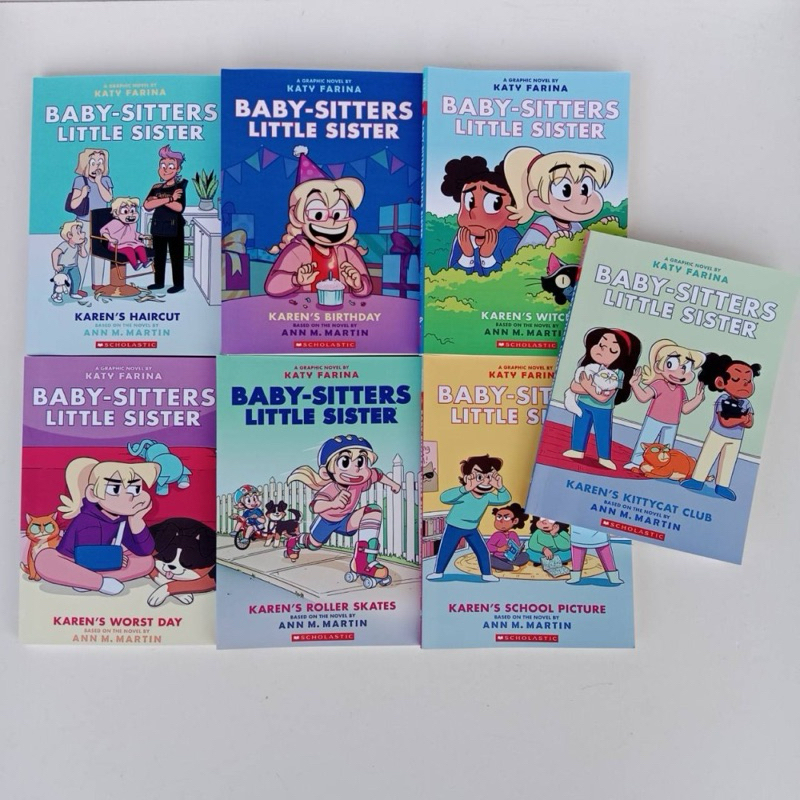 Baby-Sitters Little Sister หนังสือ Graphic Novel ภาษาอังกฤษ สำหรับเด็ก ชุด 7 เล่ม