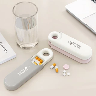 ShopAt.Two[MB5410] กล่องใส่ยา ตลับใส่ยา ขนาดกะทัดรัด พกพาสะดวก