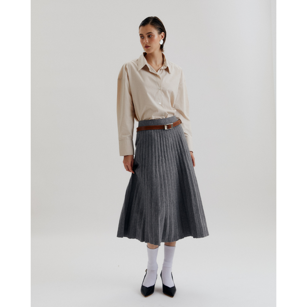 when.we.official - Midi Knit Skirt