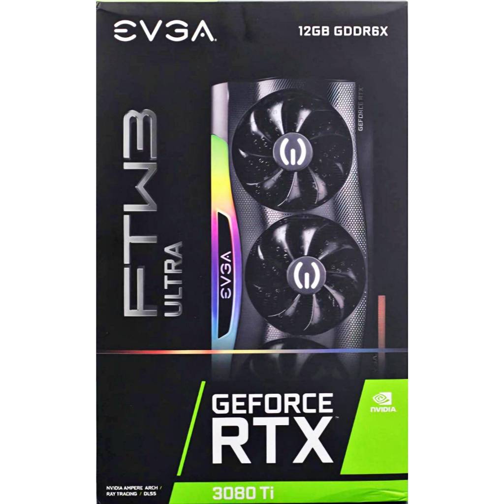 ขายการ์ดจอมือสอง   EVGA GeForce RTX 3080 Ti FTW3 Ultra  ใหญ่ มาก มือเดียว มีswitch over clock แรง พอ