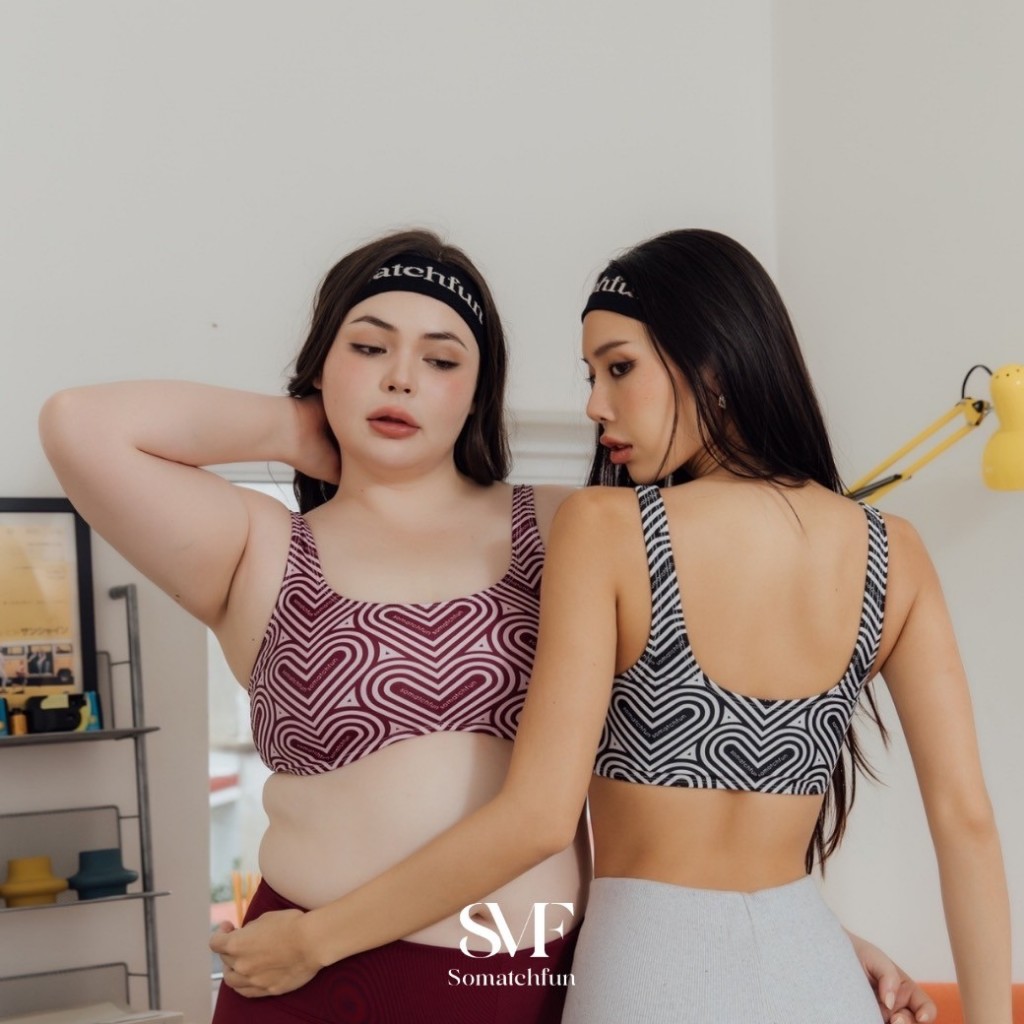 Crush On You Sportbra - Somatchfun สปอร์ตบราสำหรับออกกำลังกาย active&sportwear