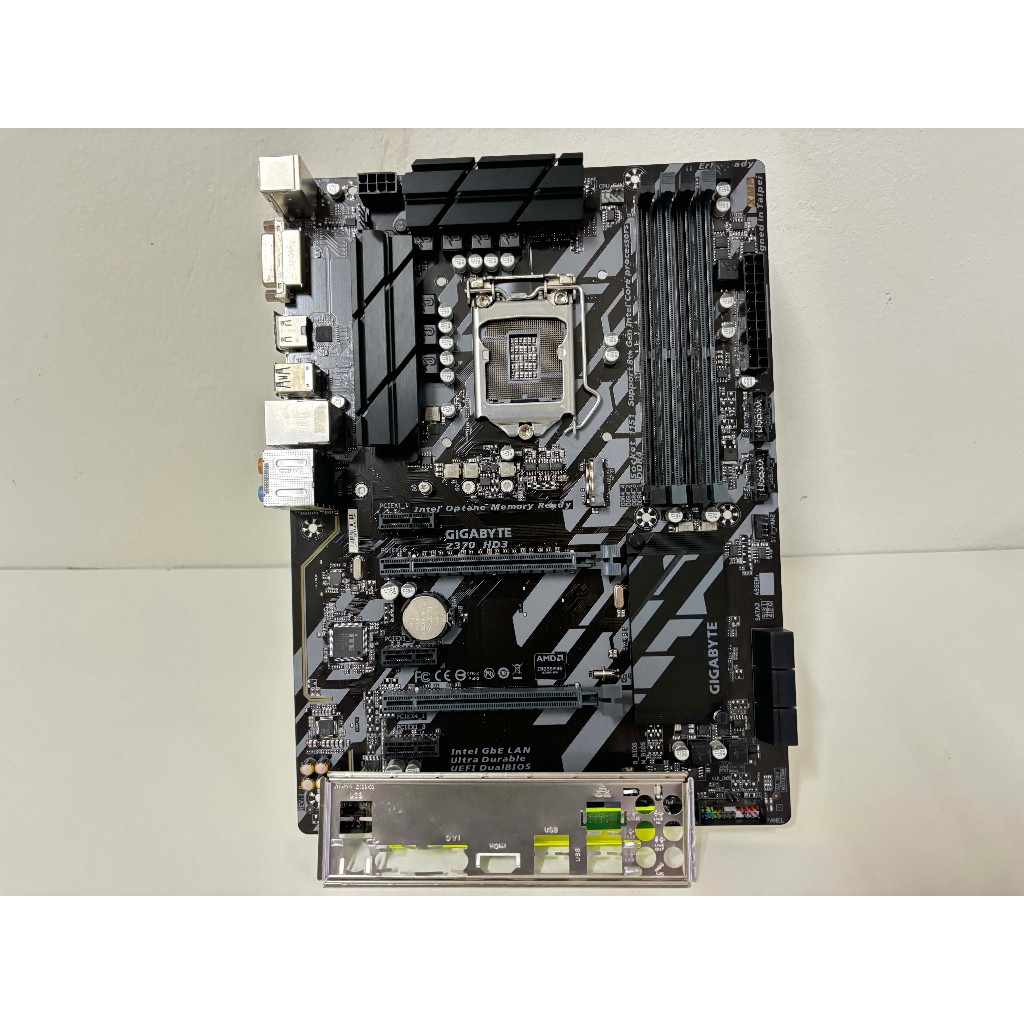 1151V2 GIGABYTE GA-Z370-HD3 M.2 NVME พร้อมฝาหลัง