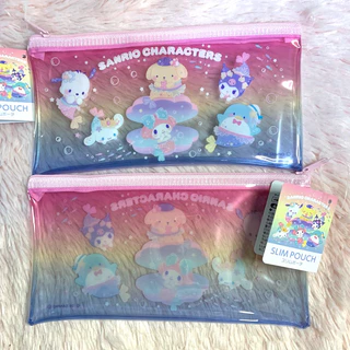 [ซื้อคู่ถูกกว่า🔥] พร้อมส่ง กระเป๋าใส่เครื่องเขียนกลิตเตอร์ซานริโอ้ Sanrio Pouch ลิขสิทธิ์แท้จากญี่ปุ่น 🇯🇵💖