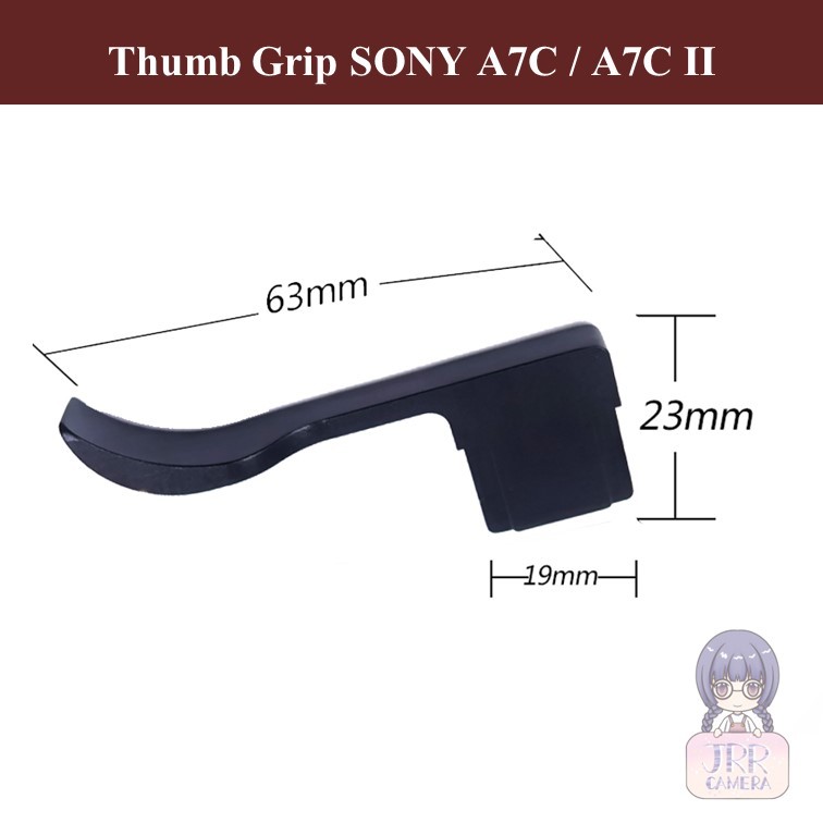 Thumb Grip สำหรับ SONY A7C / A7CII by JRR ( Thumb grip for SONY A7C / A7C II / Thumb rest SONY A7C / A7CII Thumb Grip )