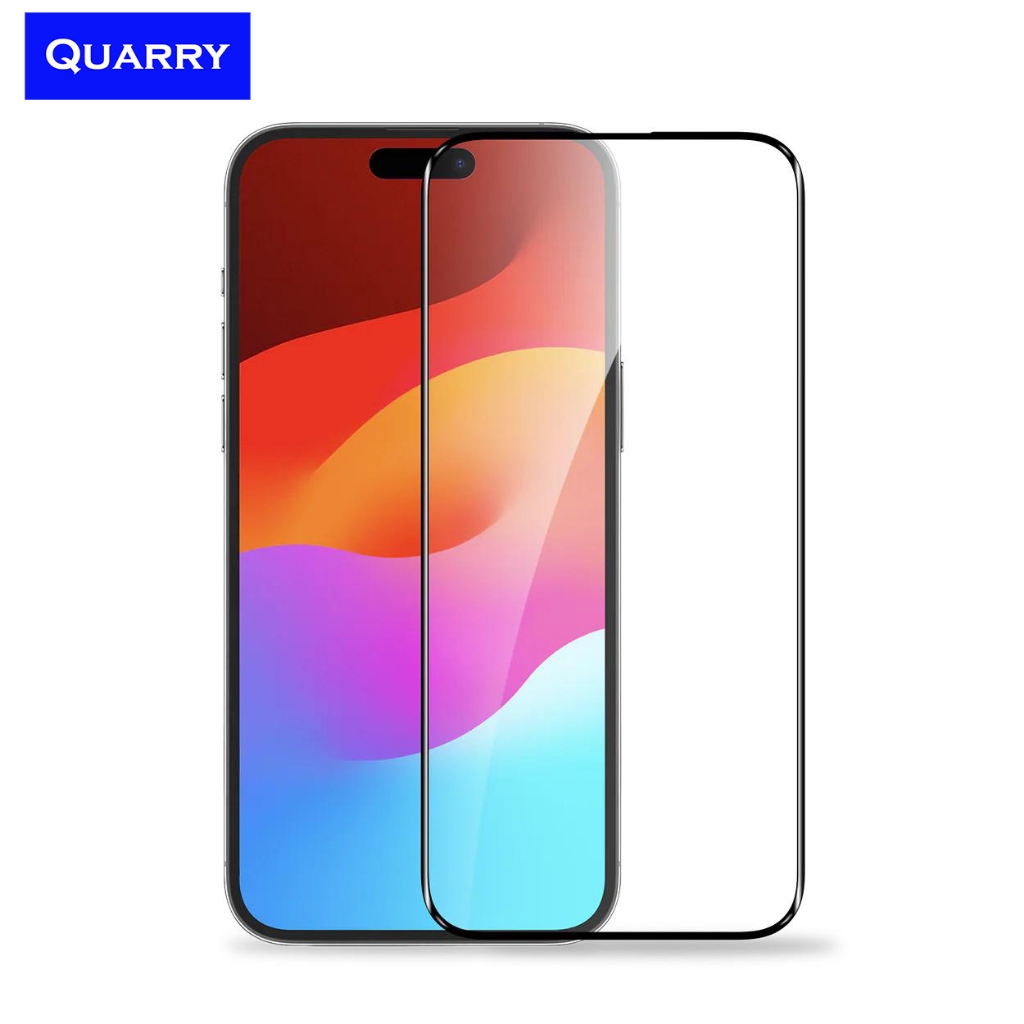 QUARRY ฟิล์มกระจกกันรอย iPhone 17 / 17 Pro / 17 Pro Max / iPhone 16 / 16 Plus / 16 Pro / 16 Pro Max กันรอยไอโฟนแบบใส