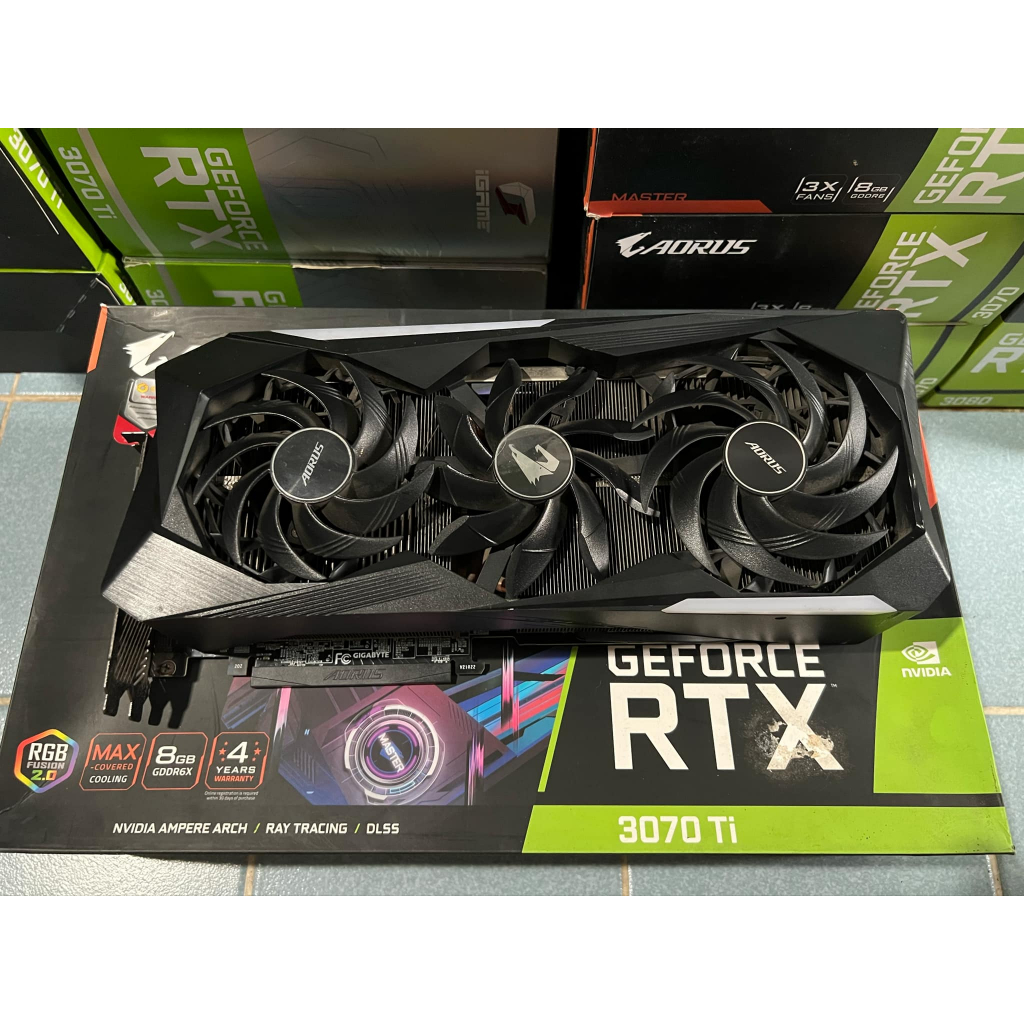 RTX3070Ti Aorus Master 8GB ราคาสุดคุ้ม