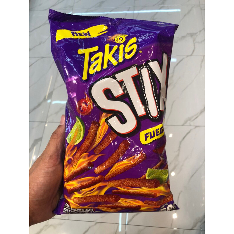 ขนมแท่งข้าวโพด Takis STIX Fuego