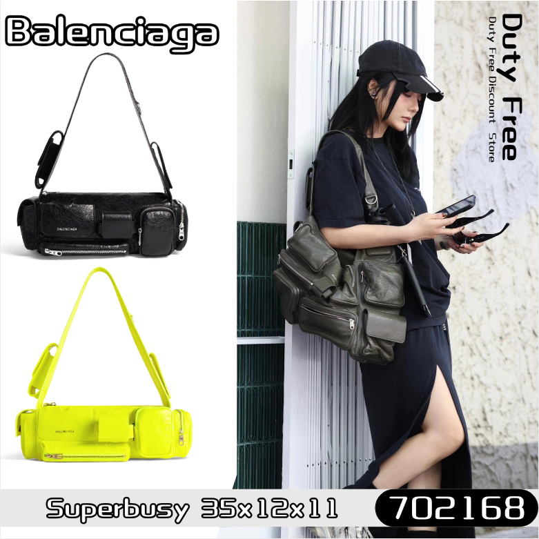 💼Balenciaga Superbusy Armpit bag บาเลนเซียก้า✨กระเป๋าสะพาย/กระเป๋าถือ/สไตล์เดียวกันสำหรับผู้ชายและผู