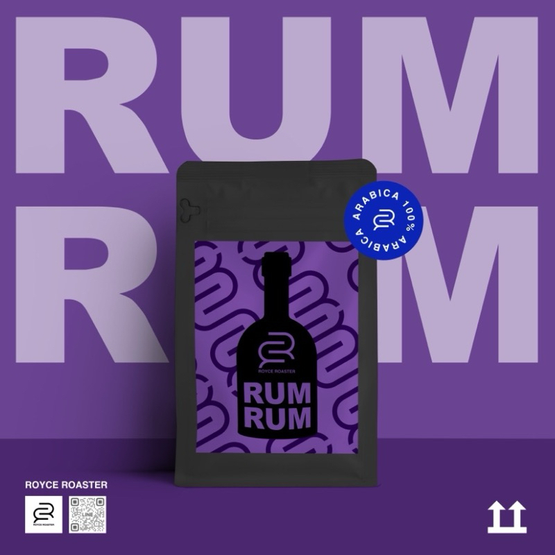 เมล็ดกาแฟ อาราบิก้า RUM RUM Royce Roaster