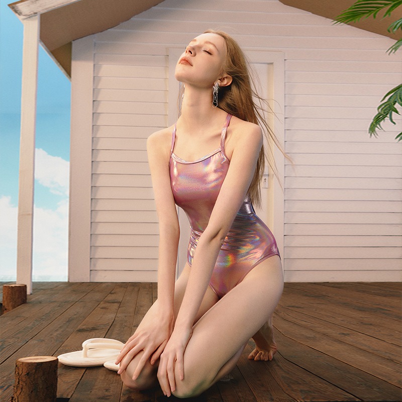 ชุดว่ายน้ําวันพีช เซ็กซี่ swimwear เอวสูง เปิดหลัง มีฟองน้ำ beach#0264 - รูปที่ 2
