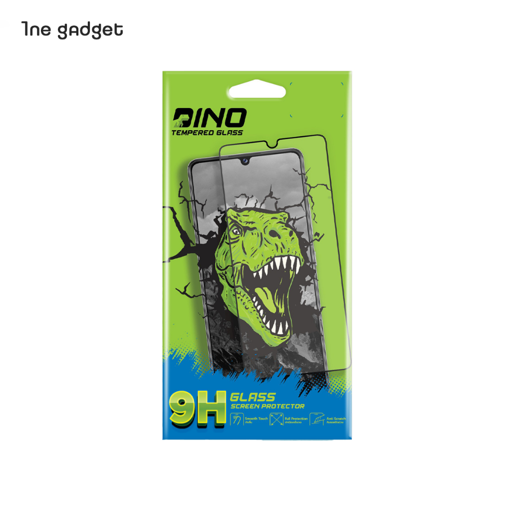 ฟิล์ม Dino เต็มจอ สำหรับ Xiaomi Redmi A3 10C 12C ฟิล์มกระจกกันรอย แบบใสเต็มจอ ขอบสี
