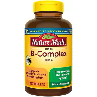 (มีแบ่งขาย)แท้💯%วิตามินบีรวม Nature Made Super B-Complex +vitaminCเม็ด