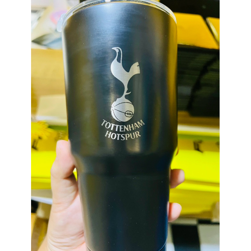 TOTTENHAM HOTSPUR แก้วเก็บควมเย็น ขนาด 30 Oz พิมพ์ลาย แก้วเยติ แก้วสแตนเลส