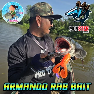 เหยื่อตกปลา เหยื่อยาง RAB BAIT แร๊ฟเบส ค่าย นิก อาร์มันโด้ NICK ARMANDO