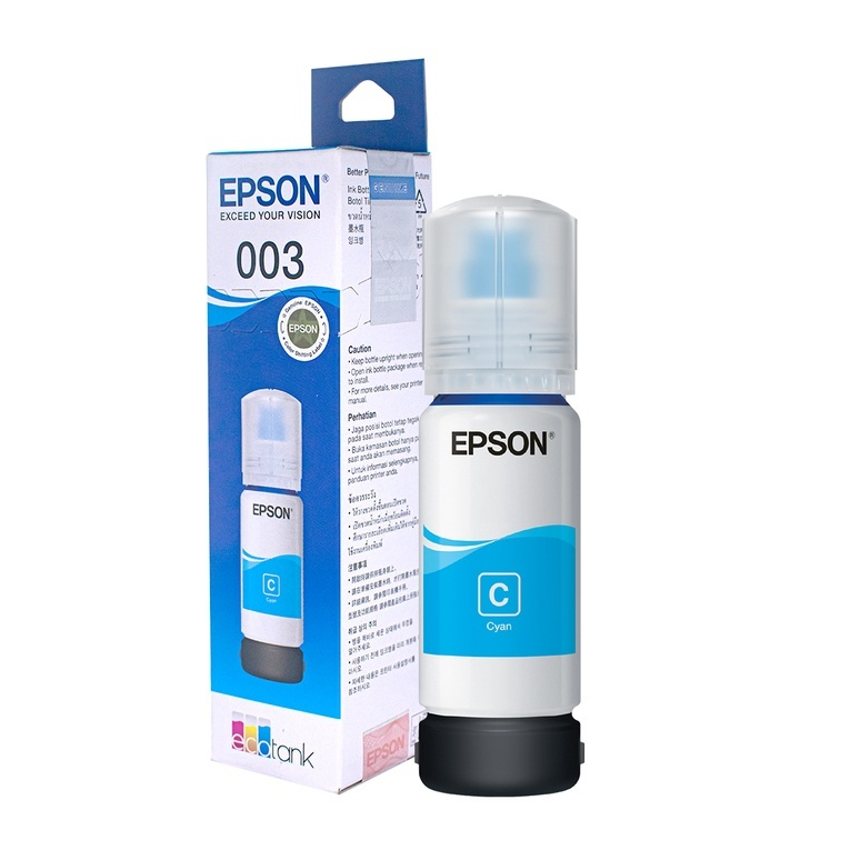 Epson 003 ink tank bottle หมึกเติมเอปสันของแท้ (พร้อมกล่อง) หมึกเติม Epson 100% ตรงรุ่น L3110 L3101 L3210 L3216 L3150