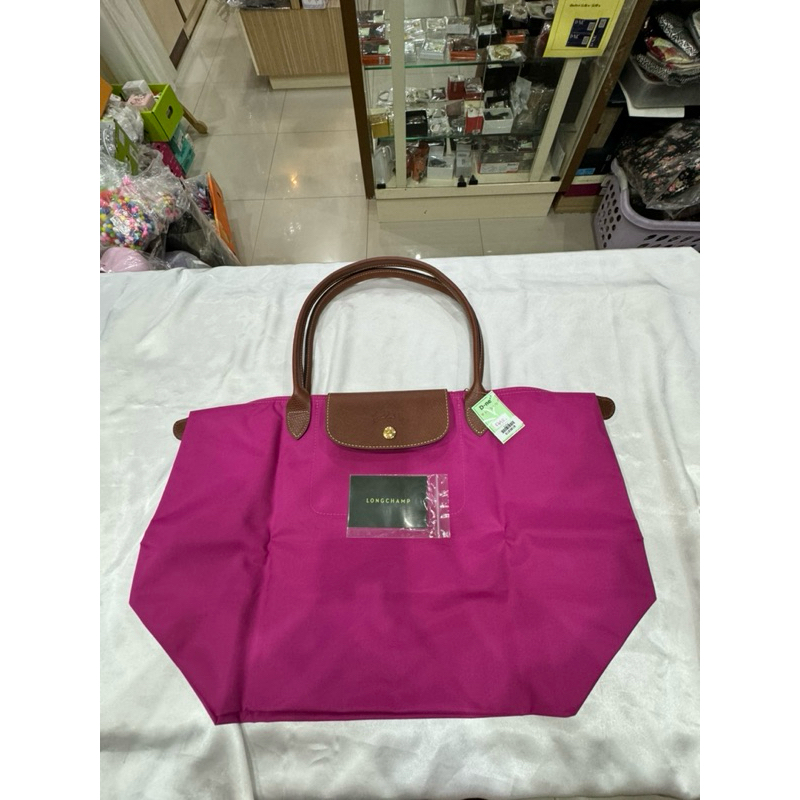 พร้อมส่ง #Longchamp le Pliage ไซส์ M(L) หูยาว - shop เรียก L Long sz:  31 x 30 x 19 cm   🧧🧧5,290฿