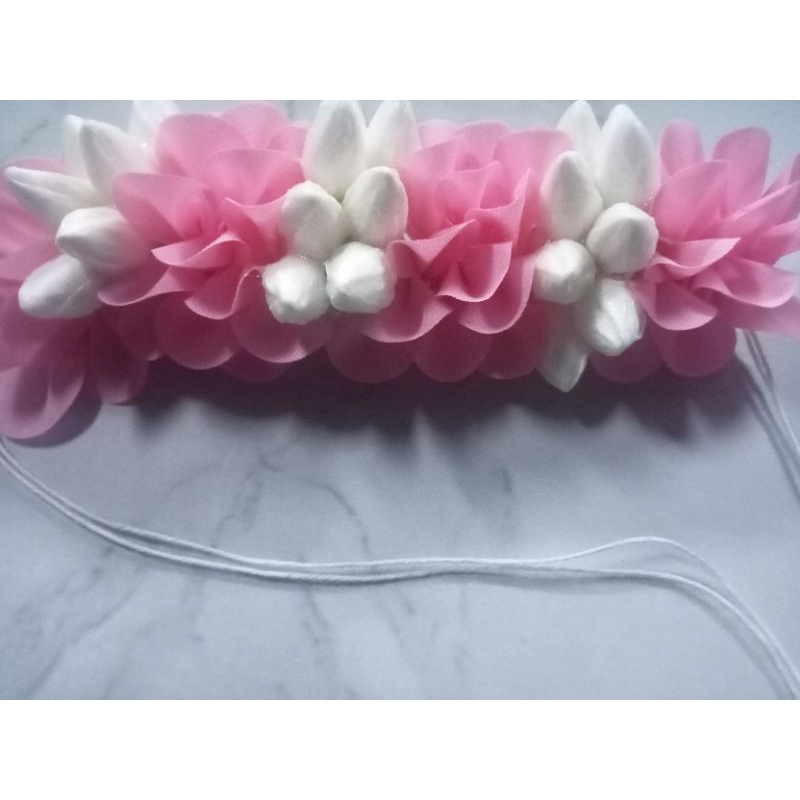 มาลัยรัดเกล้า มาลัยคล้องผม มาลัยติดผมเจ้าสาว ประดับผมงดงาม ยาว4.5นิ้วชิ้นละ89บาท 7นิ้ว120บาท*งานรีบใช้ทักแจ้งมานะคะ - รูปที่ 2