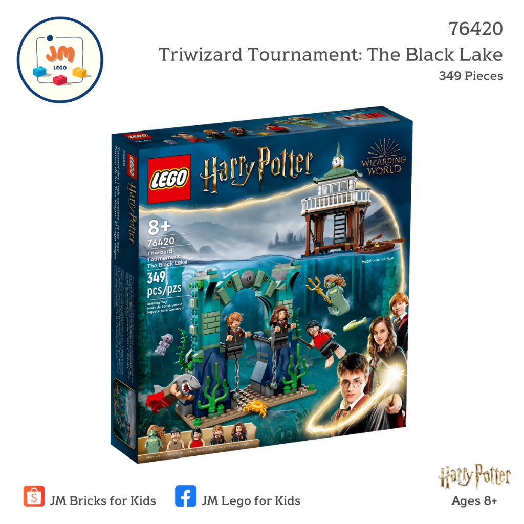 LEGO Harry Potter 76420 Triwizard Tournament: The Black Lake (349 Pieces) สำหรับเด็กอายุ 8 ปีขึ้นไป