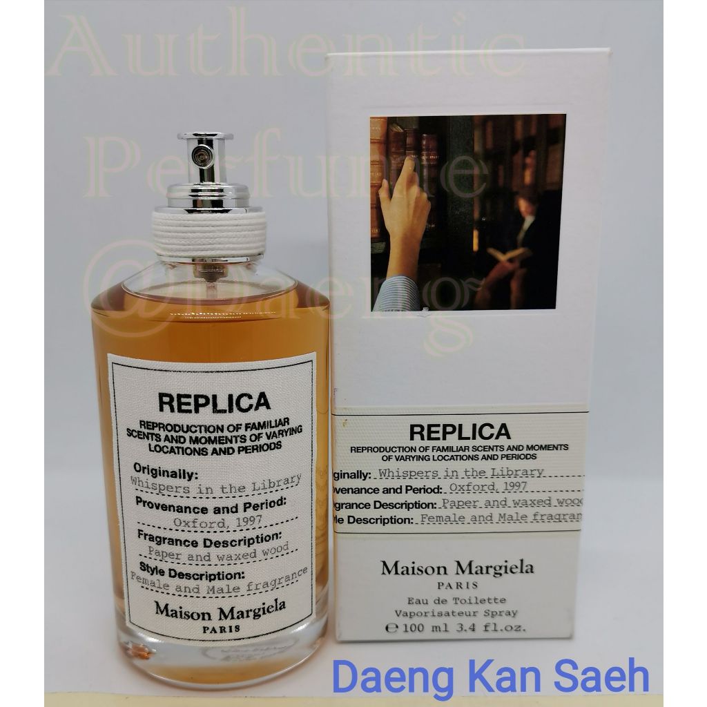 💋💖 M@ison Martin Margiela Replica Whispers in the Library(จัดส่ง 1 รอบ/สัปดาห์ รีบใช้แนะนำกดสั่งล่วง