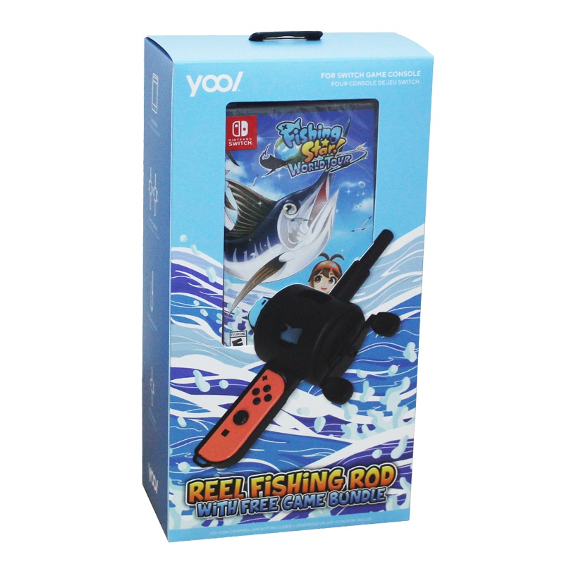 [+..••] พร้อมส่ง | NSW YOOL REEL FISHING ROD BUNDLE WITH FISHING STAR WORLD TOUR (เกม Nintendo Switch™🎮)