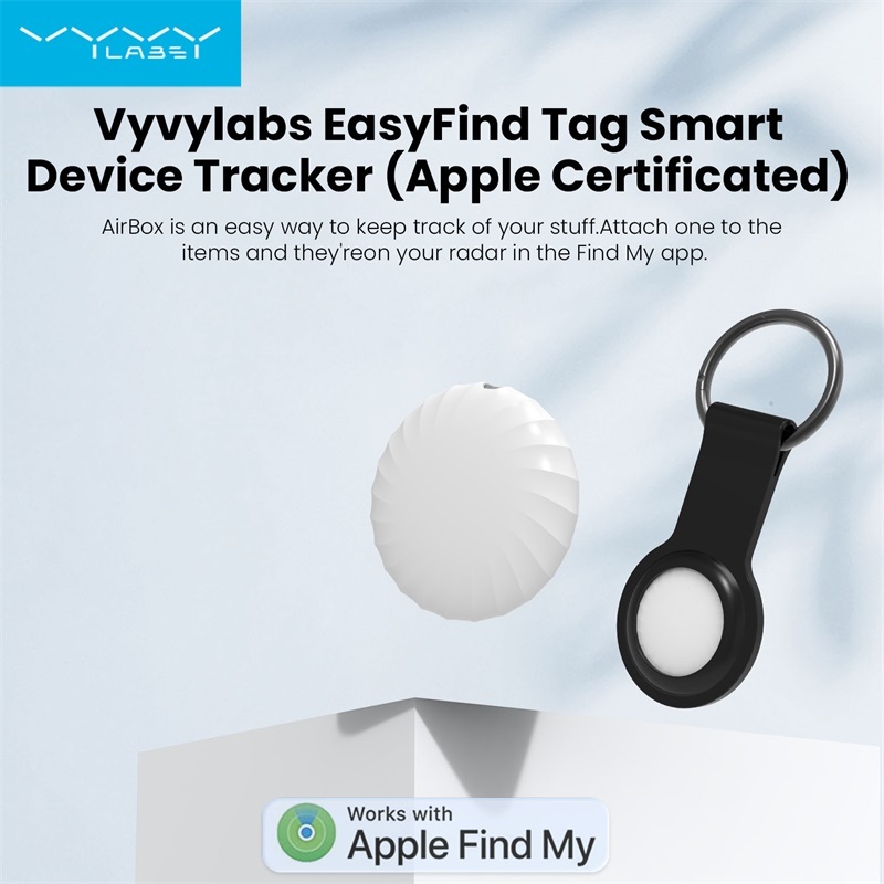 Vyvylabs EasyFind Tag Smart Device Tracker (Apple Certificated) White