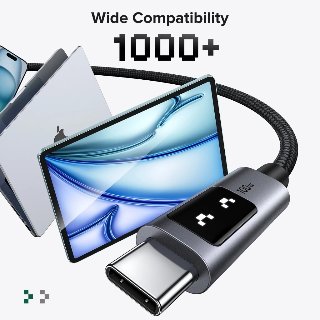 UGREEN Uno สายชาร์จ 100W USBC to USB C รองรับ PD ชาร์จเร็ว สําหรับ iPhone 16 Series Samsung S24 รุ่น L509 thumbnail 7