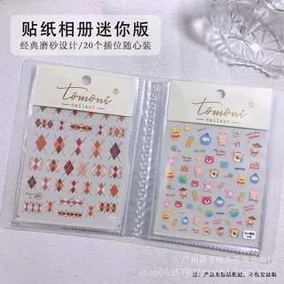แฟ้มใส่สติกเกอร์ สมุดเก็บสติกเกอร์ ใส่ได้ 80แผ่น