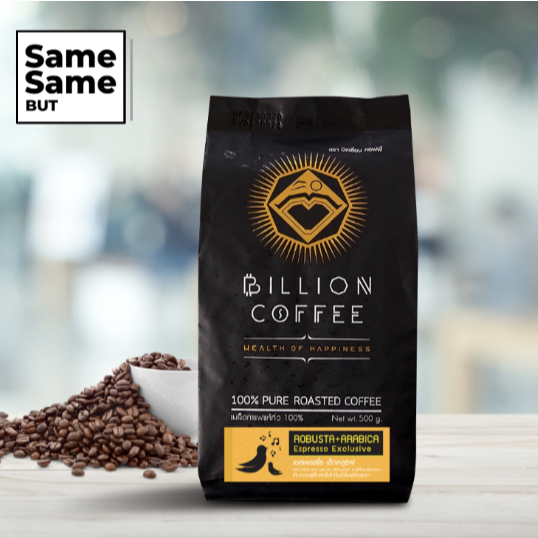 เมล็ดกาแฟ Espresso Exclusive (BILLION COFFEE BRAND)