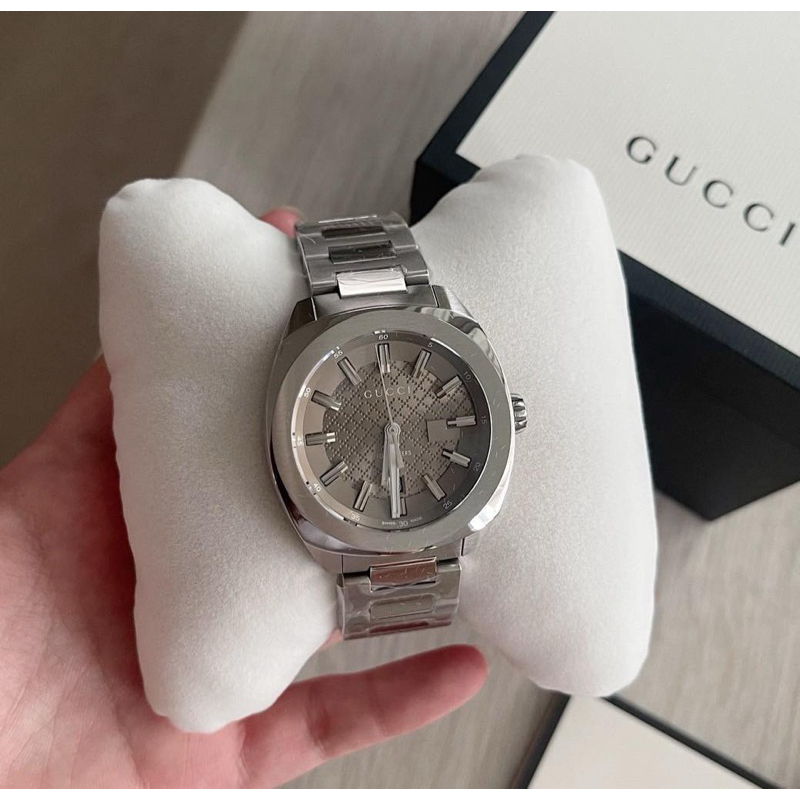 ‼️พร้อมส่ง‼️  New🤍Gucci GG2570 ปัดน้ำตาล Unisex Watch  41 mm อปก. กล่อง  หมอนรอง ป้ายtag ราคาดีมากกก