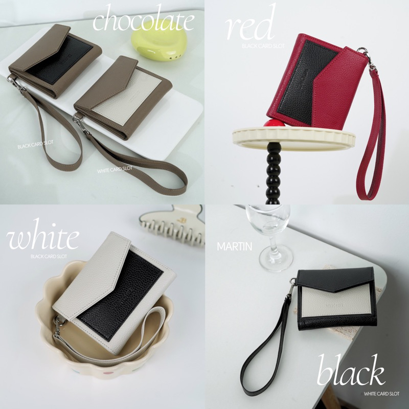 Witchez Martin Wallet(หนังแท้)Hybridกระเป๋าสตางค์ใบสั้นสามพับ หนังกันรอย แต่ยังคงความบาง