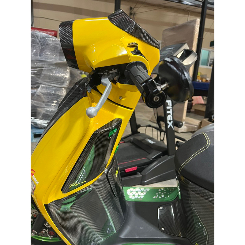 กระจกปลายแฮนด์ กระจกมองข้าง ทรงกลม อลูมิเนียมCNC เลนส์กระจกตัดแสงสีฟ้า ตรงรุ่น Honda Giorno/Click160 - รูปที่ 6