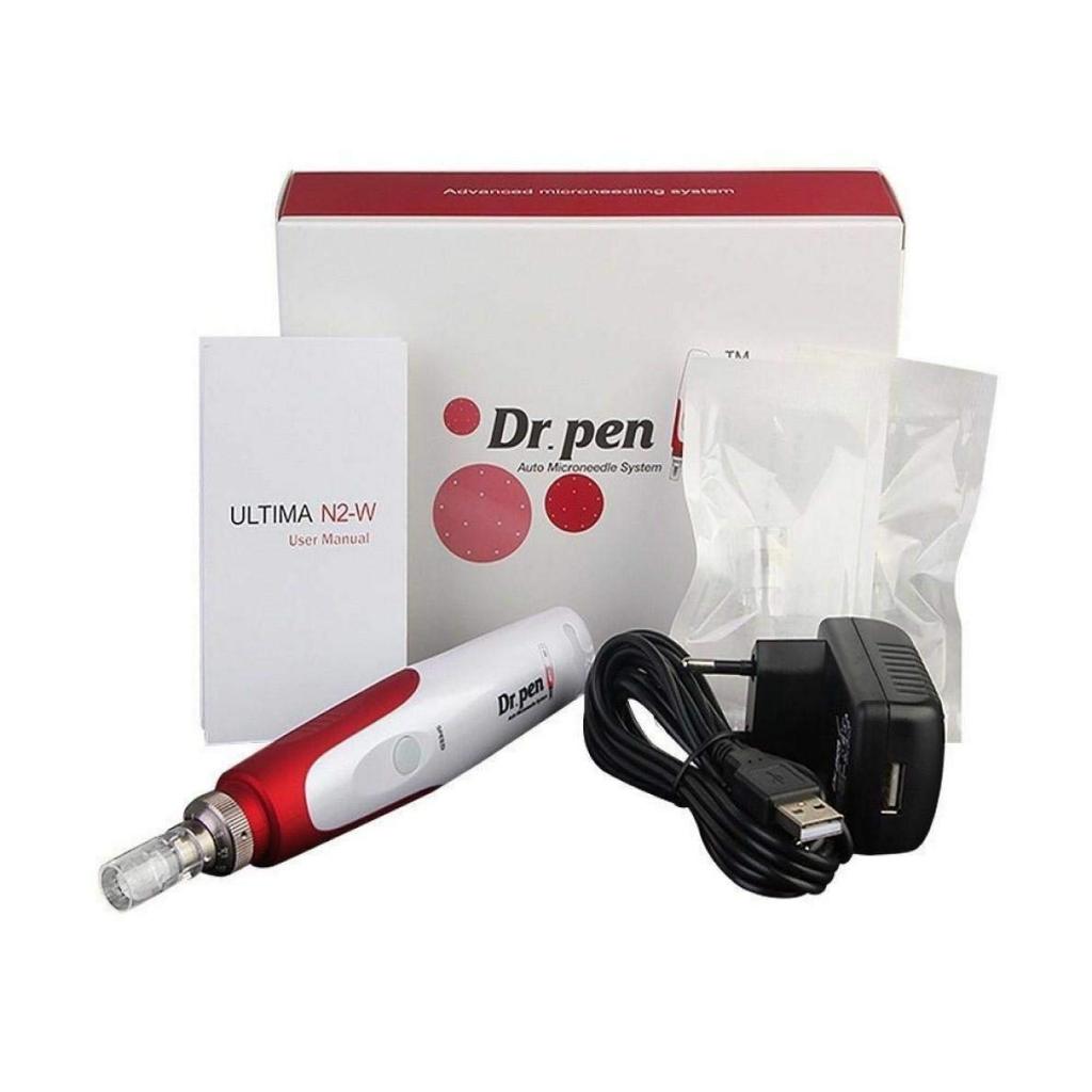 ปากกาแก้ปัญหาหลุมสิว dr pen N2 แถมหัวเบอร์ 12 จำนวน 2 ชิ้น ริ้วรอย บำรุงผิว BB Glow