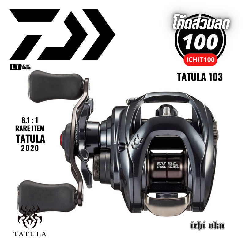 รอก รอกหยดน้ำ ตกปลา รอกตกปลา Daiwa รุ่น TATULA SV TW ของแท้ รอบ 8.1 ปี 2020 ของใหม่ DAIWA GLOBAL