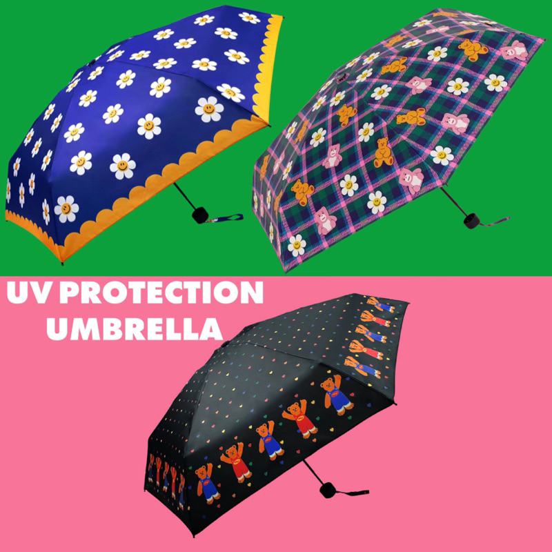 Wiggle / 5-Step UV protection Umbrella ร่มกันแดด ร่มพกพา