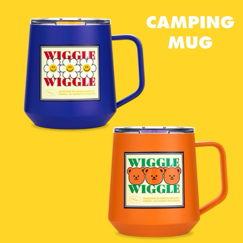 ลดเพิ่ม30% ทักแชท /Wiggle Camping Mug 430ml / แก้วมัค สแตนเลส ช่วยเก็บอุณหภูมิ 30