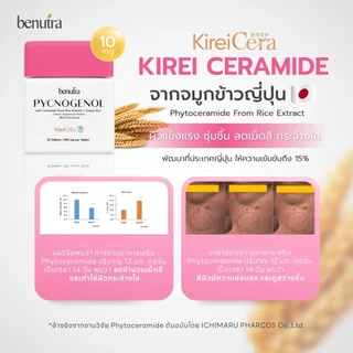 2 กระปุก PYCNOGENOL with Ceramide From Rice Extract + Grape Skin ผลิตภัณฑ์เสริมอาหาร พิกโนจีนอล วิท เซราไมด์
