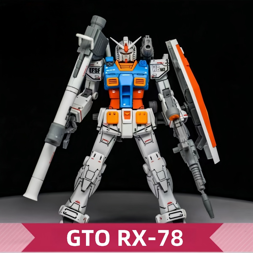 Gunpla Mobile Suit Gundamกันพลา โมบิลสูท กันดั้ม HG 1/144 RX-78 GTO กันดั้ม ประกอบโมเดล