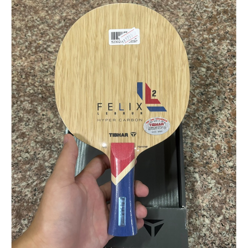 ไม้ปิงปอง Tibhar felix Lebrun hyper carbon แท้100%(preorder)