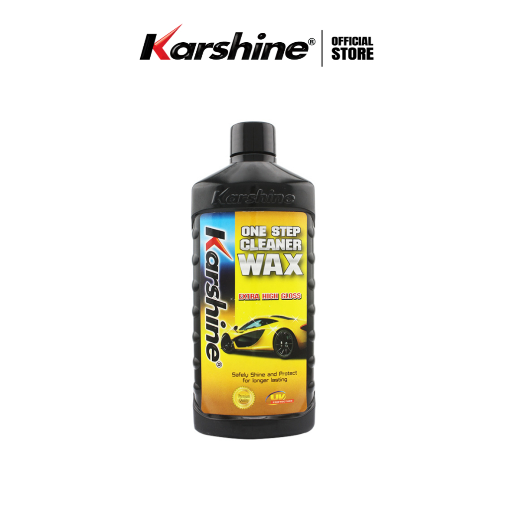Karshine One Step Cleaner Wax คาร์ชายน์ ผลิตภัณฑ์ขจัดคราบสกปรกพร้อมเคลือบเงา ขนาด 475 ml.
