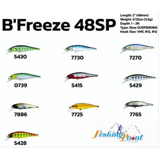 เหยื่อปลอม Lucky Craft B'Freeze 48SP และ B'Freeze 65SP
